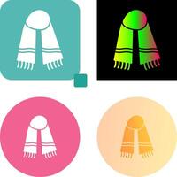 Warm Scarf Icon Design vector