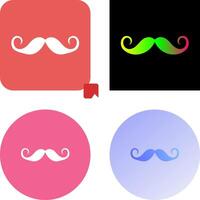 Moustache Icon Design vector