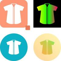 Check Shirt Icon Design vector