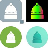 Warm Cap Icon Design vector