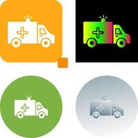 Ambulance Icon Design vector