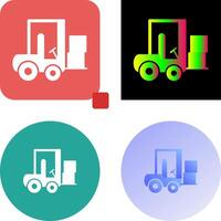 Forklifter Icon Design vector