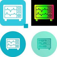 Heart Rate Monitor Icon Design vector