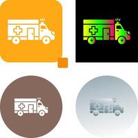 Ambulance Icon Design vector