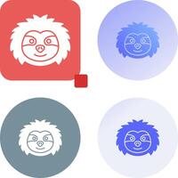 Sloth Icon Design vector