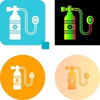 Oxygen Tank Icon Design vector