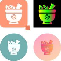 Herb Icon Design vector