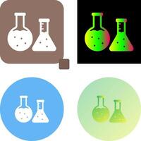Flask Icon Design vector
