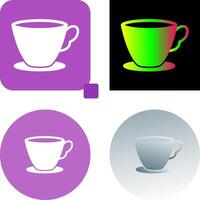 Tea Cup Icon Design vector