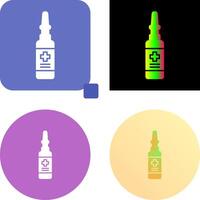 Nasal Spray Icon Design vector