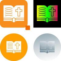 Biblia icono diseño vector