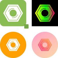 Nut Icon Design vector