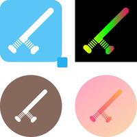 Baton Icon Design vector