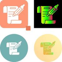 Contract Icon Design vector