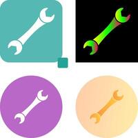 Spanner Icon Design vector