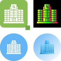 Building Icon Design vector