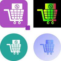 Shopping Tax Icon Design vector