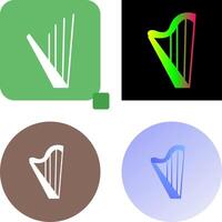 Harp Icon Design vector