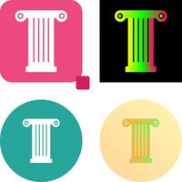 Pillar Icon Design vector