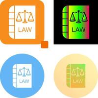 Law and Order Icon Design vector