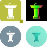 Podium Icon Design vector