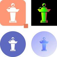 Elected Candidate Icon Design vector