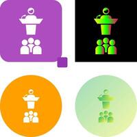 Seminar Icon Design vector