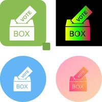 Giing Vote Icon Design vector