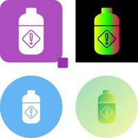 pesticida botella icono diseño vector