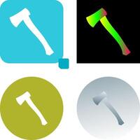 Wood Cutter Icon Design vector