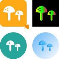 Mushrooms Icon Design vector