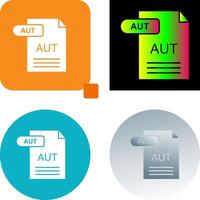 AUT Icon Design vector