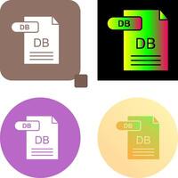 DB Icon Design vector