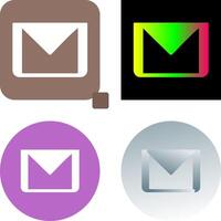 Unique Email Icon Design vector