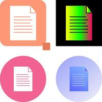 Sheet Icon Design vector