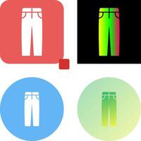 Men's Pants Icon Design vector