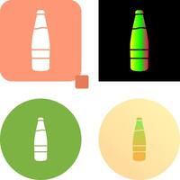 Beer Bottle Icon Design vector