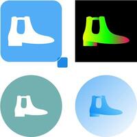 Men's Boots Icon Design vector