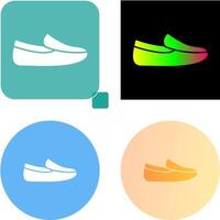 de los hombres mocasines icono diseño vector