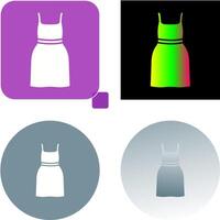 Cocktail Dress Icon Design vector