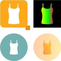 Ladies Vest Icon Design vector