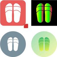 Slippers Icon Design vector