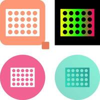 Colored Palette Icon Design vector