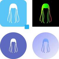 Hair Icon Design vector