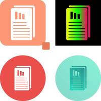 Reports Icon Design vector