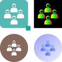 Network Group Icon Design vector