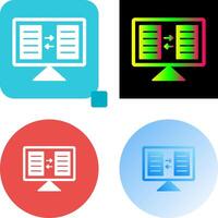 File Sharing Icon Design vector