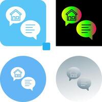 Conversation Icon Design vector