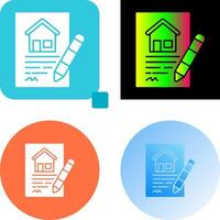 Contract Icon Design vector