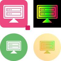 Corrupted Data Icon Design vector